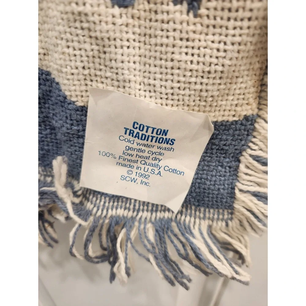 Cotton Traditions vtg tapestry